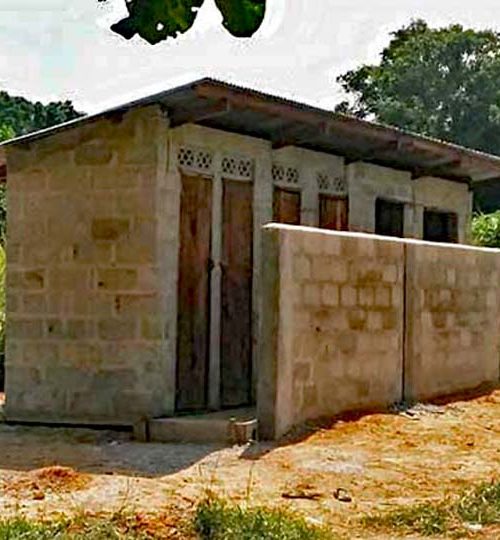 Multi-stalls latrines